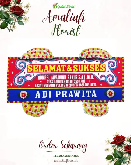 Papan Bunga Ucapan Selamat serangpanjang